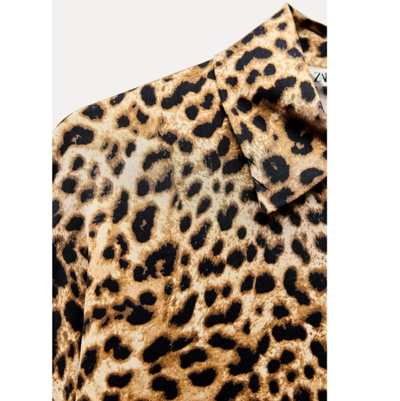 ZW COLLECTION ANIMAL PRINT SHIRT SIZE XS - Picture 6 of 8